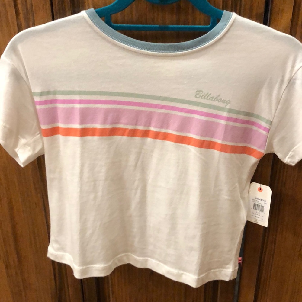 billabong striped shirt S/7/8